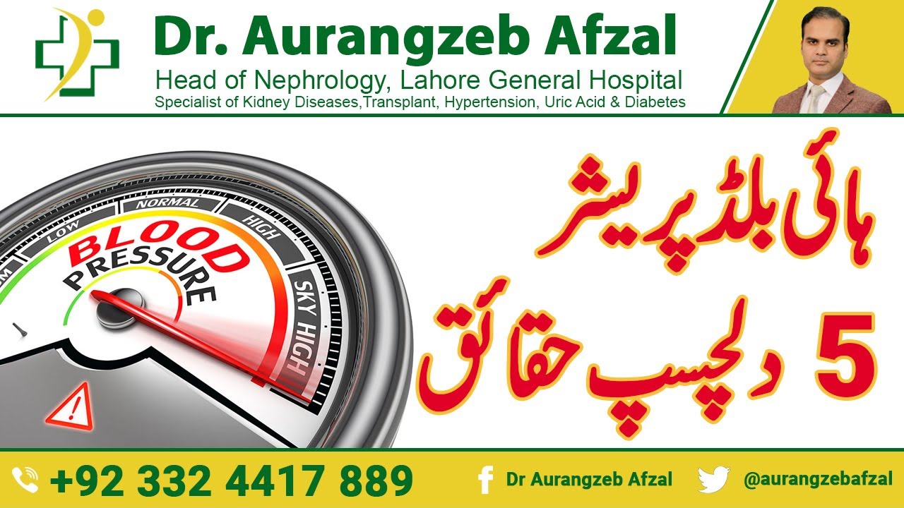 High Blood Pressure/Hypertension, 5 interesting Facts in Urdu/Hindi