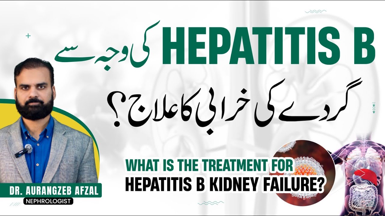Hepatitis B Ki Wajah Sy Gurdy Ki Kharabi Ki Wajuhat Aur Ilaj | Hepatitis B & Kidney Failure In Urdu