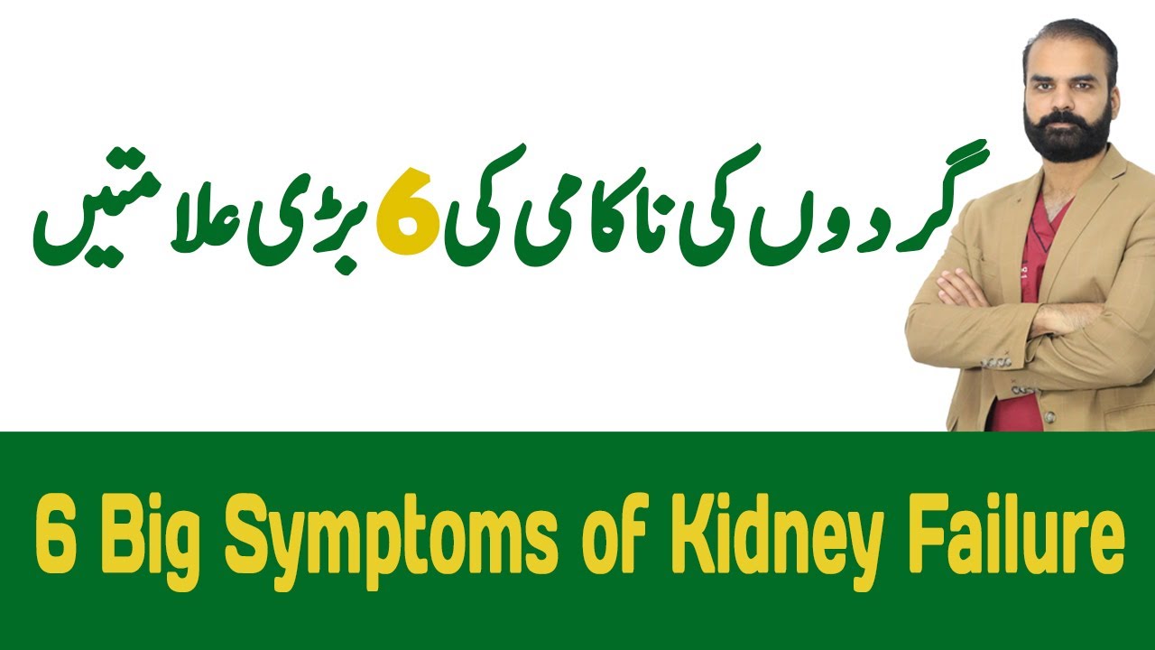6 Big Symptoms of Kidney Failure in Urdu/Hindi